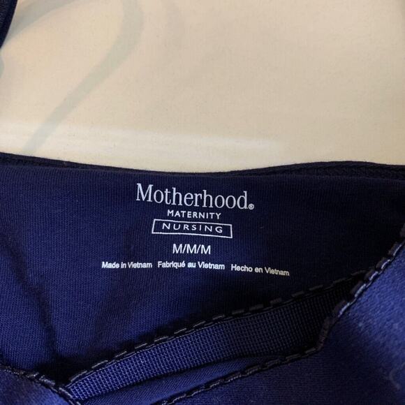 Motherhood Tank Top Women M Medium Navy Maternity Nursing Pregnancy Stretch Cami - Picture 7 of 12